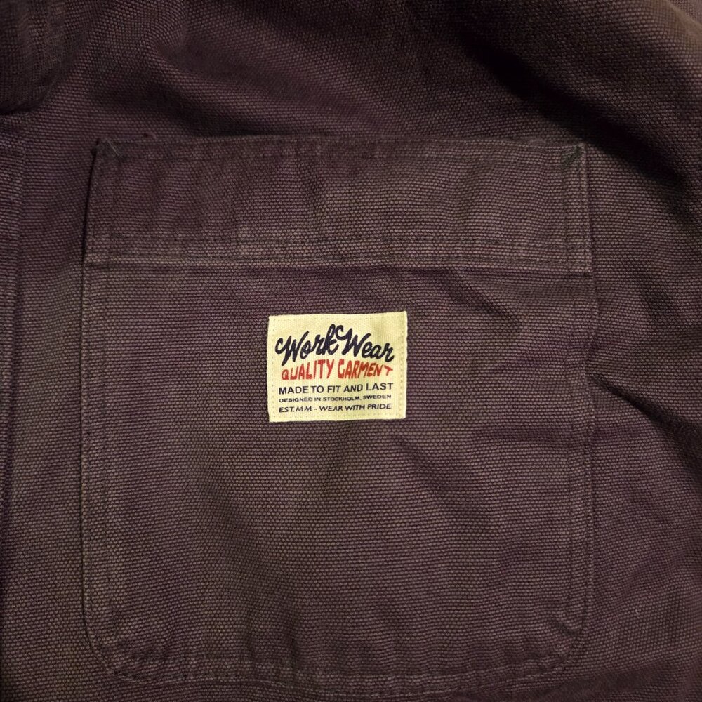 NWT H&M Men's Workwear Canvas Overshirt - Picture 4 of 4